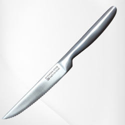 Gastro Pizza- & Steakmesser – Edelstahl, Wellenschliff, 220 mm - Bild 1