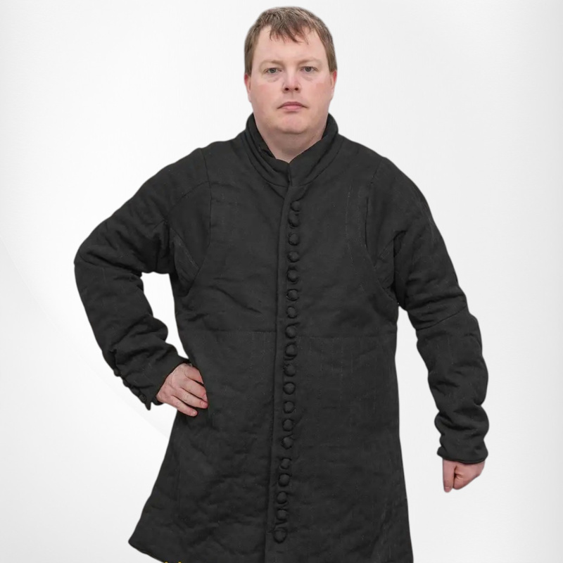 Gambeson Typ 6 geknöpft Farbe Schwarz - Bild 0