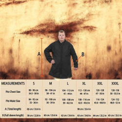 Gambeson Typ 6 geknöpft Farbe Schwarz - Bild 9