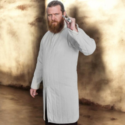 Mittelalter Gambeson Typ 8 – dreischichtige Steppjacke mit hohem Kragen - Bild 4