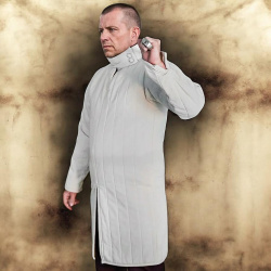 Mittelalter Gambeson Typ 8 – dreischichtige Steppjacke mit hohem Kragen - Bild 5