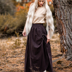 Mittelalter Rock "Elise" Braun/Natur - Bild 2