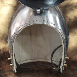 Beckenhaube mit Visier – Schaukampfhelm aus 1,6 mm Stahl - Bild 3