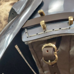Beckenhaube mit Visier – Schaukampfhelm aus 1,6 mm Stahl - Bild 7