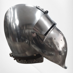 Beckenhaube mit Visier – Schaukampfhelm aus 1,6 mm Stahl - Bild 1