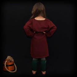 Kinder Wikinger Tunika „Raider“ – braun, 100 % Baumwolle - Bild 5