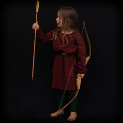 Kinder Wikinger Tunika „Raider“ – braun, 100 % Baumwolle - Bild 2