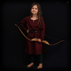 Kinder Wikinger Tunika „Raider“ – braun, 100 % Baumwolle - Bild 3