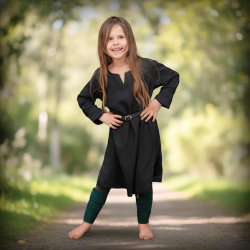 Kinder Wikinger Tunika „Raider“ – schwarz, 100 % Baumwolle - Bild 6