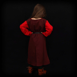 Kinder Waffenrock / Überkleid – braun, Baumwolle - Bild 5