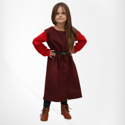 Kinder Waffenrock / Überkleid – braun, Baumwolle - Bild 1