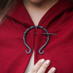 Mittelalterliche Fibel tordiert – frühmittelalterliche Eisenfibel (Ringfibel) - Bild 3