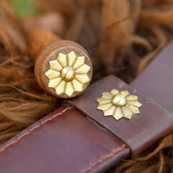 Hodendolch / Nierendolch mit Lederscheide – spätmittelalterlicher Dolch aus Karbonstahl - Bild 5