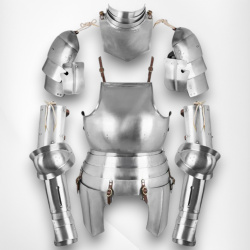 Landsknecht Rüstung Komplettset – 1,6 mm Stahl, Renaissance Söldnerrüstung - Bild 2
