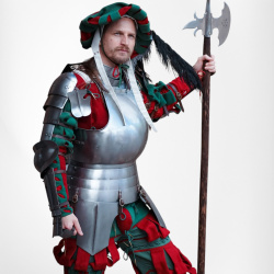 Landsknecht Rüstung Komplettset – 1,6 mm Stahl, Renaissance Söldnerrüstung - Bild 1