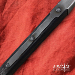 Hellebarde mit langem Dorn aus Hardox 450 Stahl – handgefertigte Stangenwaffe, 210 cm - Bild 5