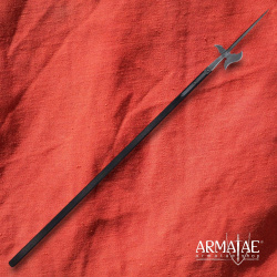 Hellebarde mit langem Dorn aus Hardox 450 Stahl – handgefertigte Stangenwaffe, 210 cm - Bild 7