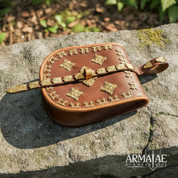 Wikinger Birka Tasche aus Leder – historische Ledertasche der Wikingerzeit - Bild 6