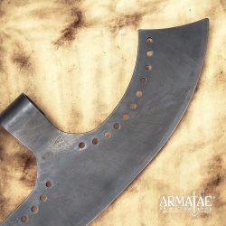 Bardiche aus HARDOX 450 Stahl – handgeschmiedeter Bardichenkopf für Schaukampf - Bild 2