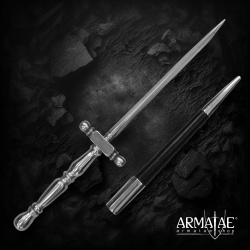 Ganzstahl Stiletto von Windlass – Renaissance Stilett aus Kohlenstoffstahl - Bild 1