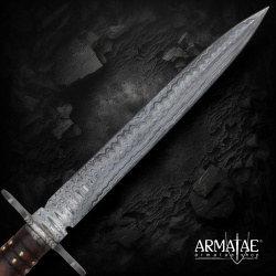 Camelot Dolch aus Damaststahl – Windlass Steelcrafts - Bild 2