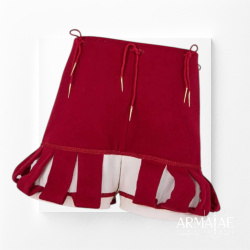 Landsknechthose Rot / Weiß – Renaissance Pluderhose 5