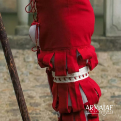 Landsknechthose Rot / Weiß – Renaissance Pluderhose 8
