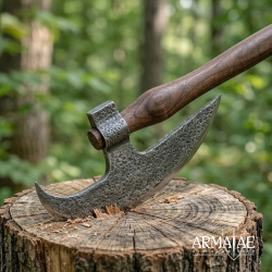 Bardiche Axtblatt – handgeschmiedet aus Kohlenstoffstahl 4