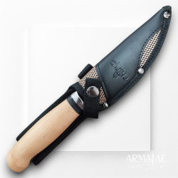 Jagdmesser H1203 – 440 Edelstahl mit Buchenholzgriff 8