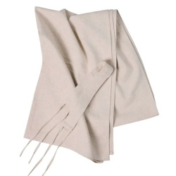 Rechteckiger Mittelalter-Schleier mit Stirnband – 100 % Baumwolle 7