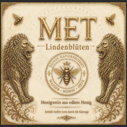 Armatae.shop Met Lindenblüte – Honigwein aus Lindenblütenhonig – 0,75 l Bild 2