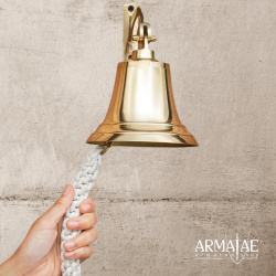 Messingglocke zur Wandmontage – Vintage-Stil 2