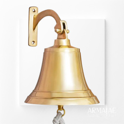 Messingglocke zur Wandmontage – Vintage-Stil 1