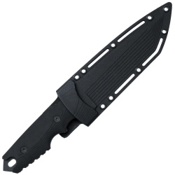 Outdoormesser Black Phantom – 420 Edelstahl mit Glasbrecher 6
