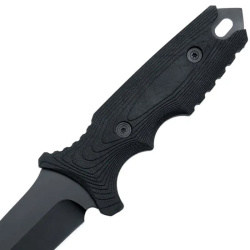 Outdoormesser Black Phantom – 420 Edelstahl mit Glasbrecher 4
