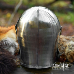 Hundsgugel um 1400 – schaukampftauglicher Ritterhelm aus 2 mm Stahl 6