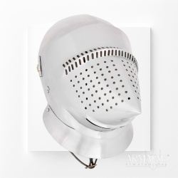 Hundsgugel um 1400 – schaukampftauglicher Ritterhelm aus 2 mm Stahl 1