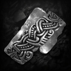 Wikinger Ring Thorkil aus 925 Sterling Silber – Mammen-Stil – Gr. S, M oder L - 6