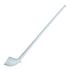 Traditionell gebackene Ton Tabakpfeife des 17. Jhd. 20 cm dünn auf https://armatae.shop - Titelbild