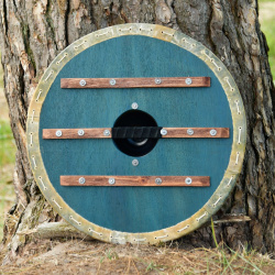 Wikinger Rundschild „Yggdrasil – Der Lebensbaum“ – 60 cm mit Rohhautrand 5