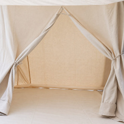 Jorvik Sachsenzelt mit Vordach – 500 g/m² Baumwoll-Canvas – 290 × 250 cm 7