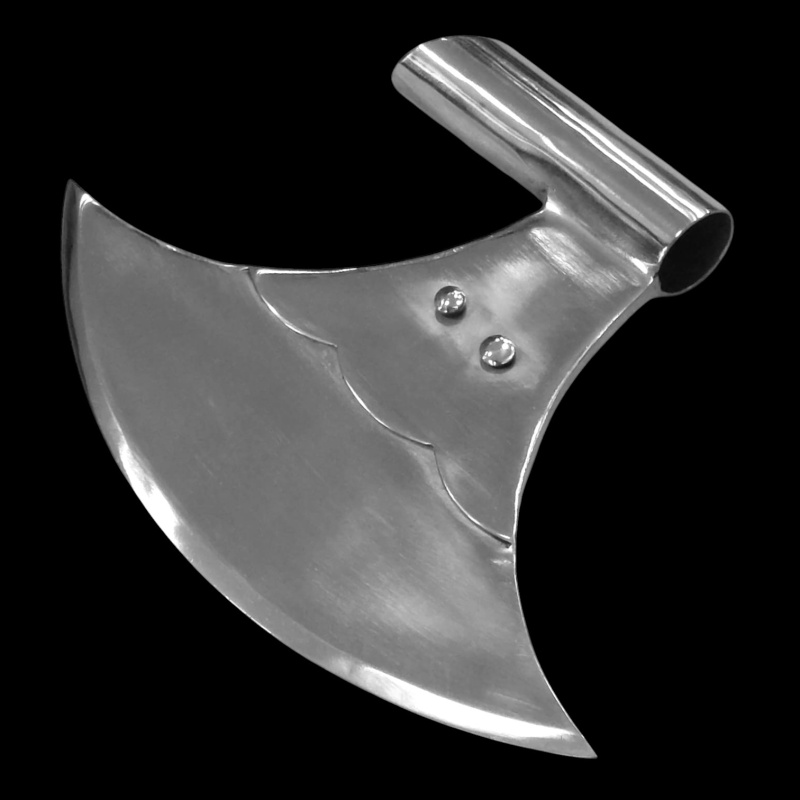 Handgeschmiedetes mittelalterliches Axtblatt – 31,5 cm – ca. 1,48 kg 1