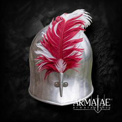 Federbuschhalter / Helmbuschhalter für Helme 4