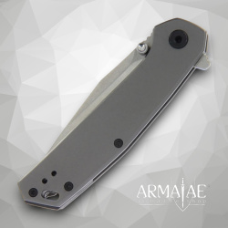Taschenmesser 007 – Einhandmesser aus 8Cr14MoV mit titanbeschichtetem Aluminiumgriff 3