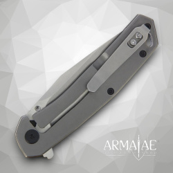 Taschenmesser 007 – Einhandmesser aus 8Cr14MoV mit titanbeschichtetem Aluminiumgriff 4
