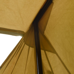 Sächsisches Zelt, Händlerzelt 4 × 6 m – 425 g/m² Baumwolle – Natur 4
