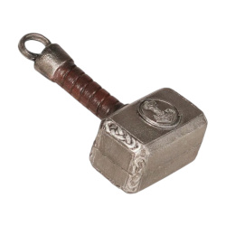 Mini Hammer im Mjölnir-Stil – witzige LARP-Wurfwaffe & Geschenkidee – 15 cm 1