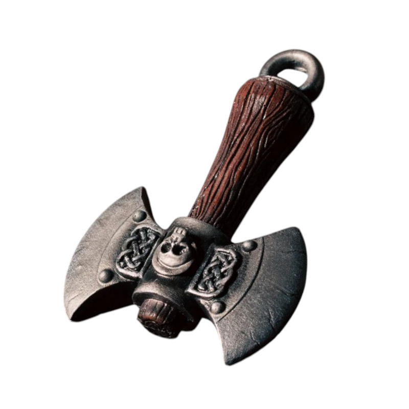 Mini Doppelaxt – witzige LARP-Wurfwaffe & Geschenkidee – 15 cm 1