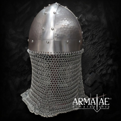 Vendelhelm mit Kettenbrünne, 1,2 mm Stahl auf https://armatae.shop - Bild 10