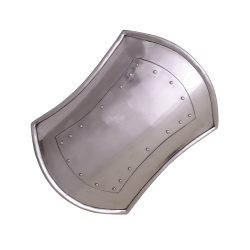 Rechteckiger Buckler mit rückseitiger Polsterung – 2 mm Stahl 1